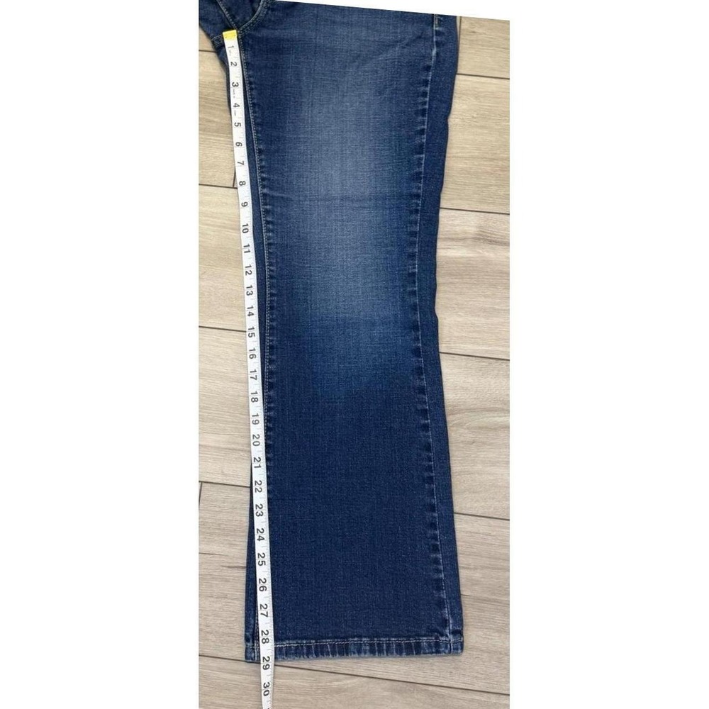 Levis 528 Curvy Bootcut Jeans Womens 30x29 Medium Wash Mid Rise Double Button - Picture 5 of 8